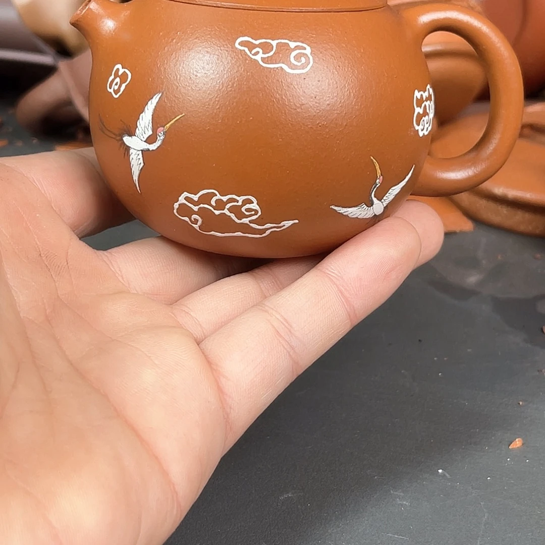 茶壶紫砂小煤窑朱泥西施