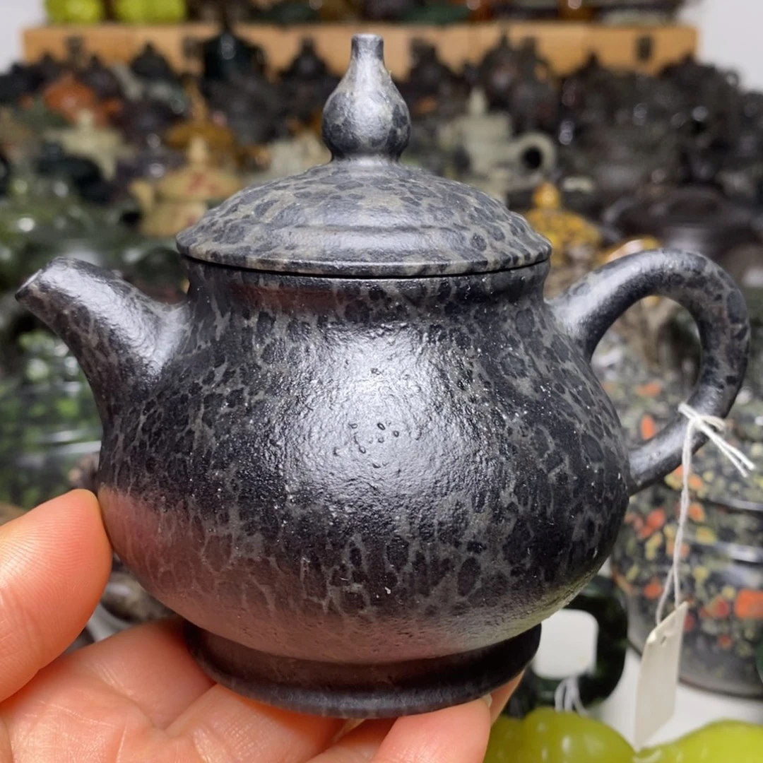 冰碛岩豹纹潘壶230cc