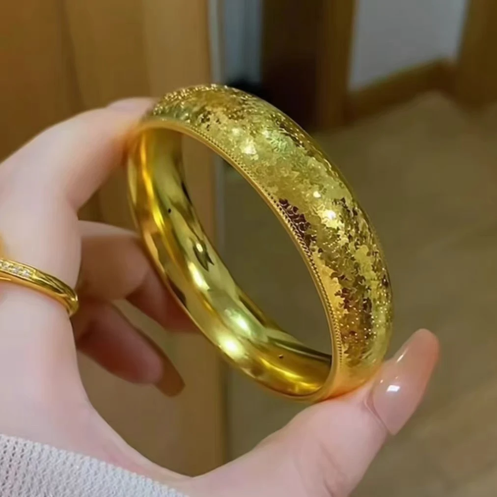 5875手镯轻奢精品 金色 女士手镯
