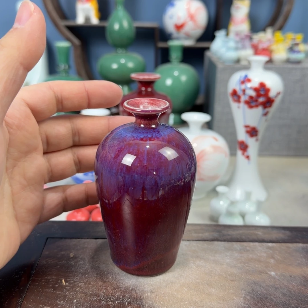 陶瓷手工小花器摆件