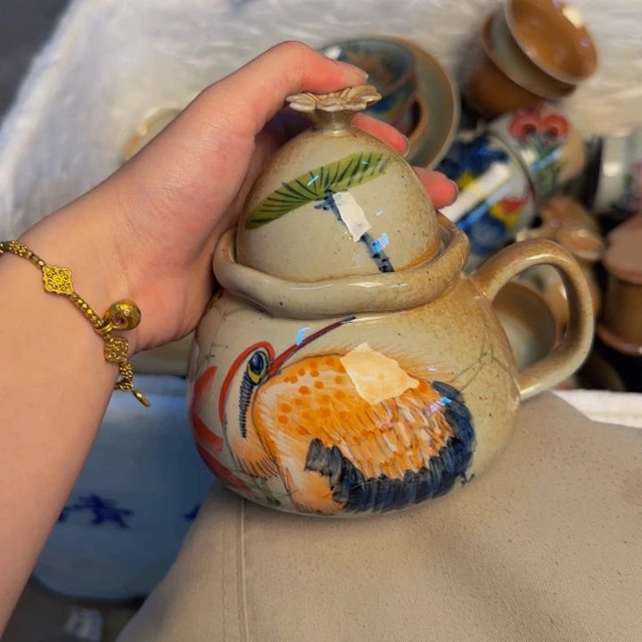 瓷片景德镇陶瓷手工手绘