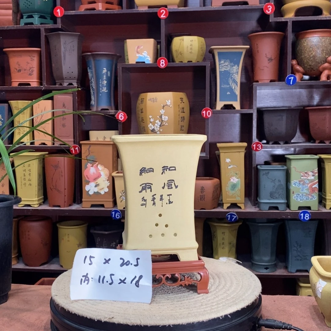 紫砂艺术紫砂花盆