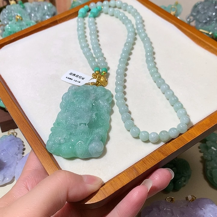 颈饰未镶嵌翡翠翡翠吊坠