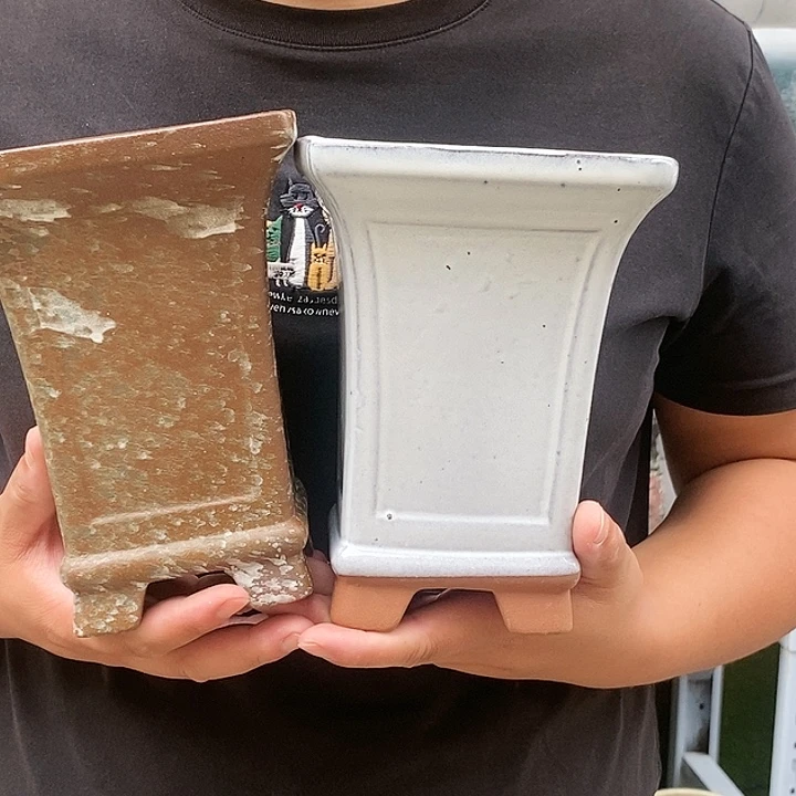 紫砂花盆口14高19福利