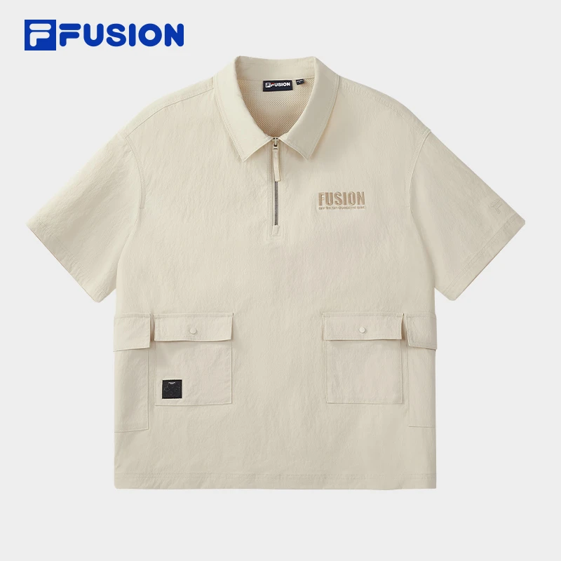 FILA斐乐正品运动polo衫男士短袖户外2025新款翻领夏季T11M533105