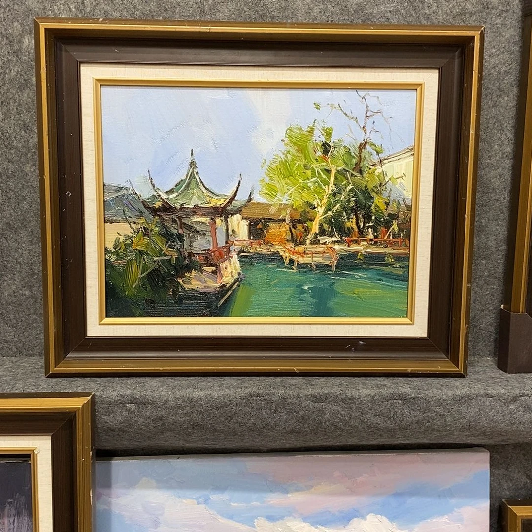 油画带外框画芯尺寸40x30cm