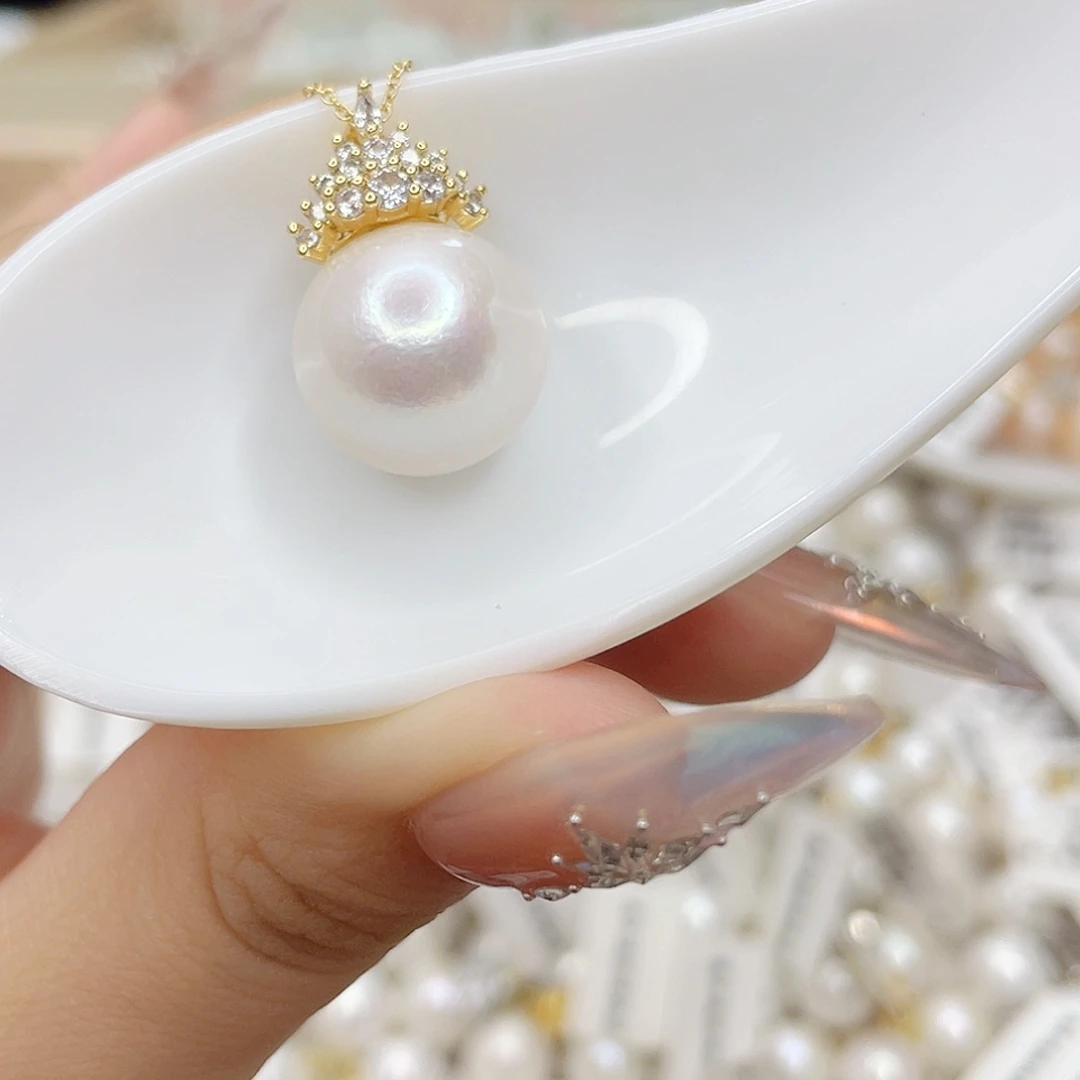 淡水珍珠未镶嵌吊坠(赠链)燕*