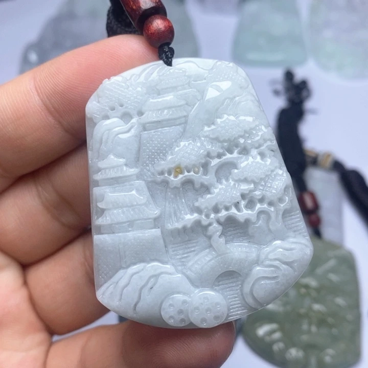 颈饰未镶嵌翡翠翡翠