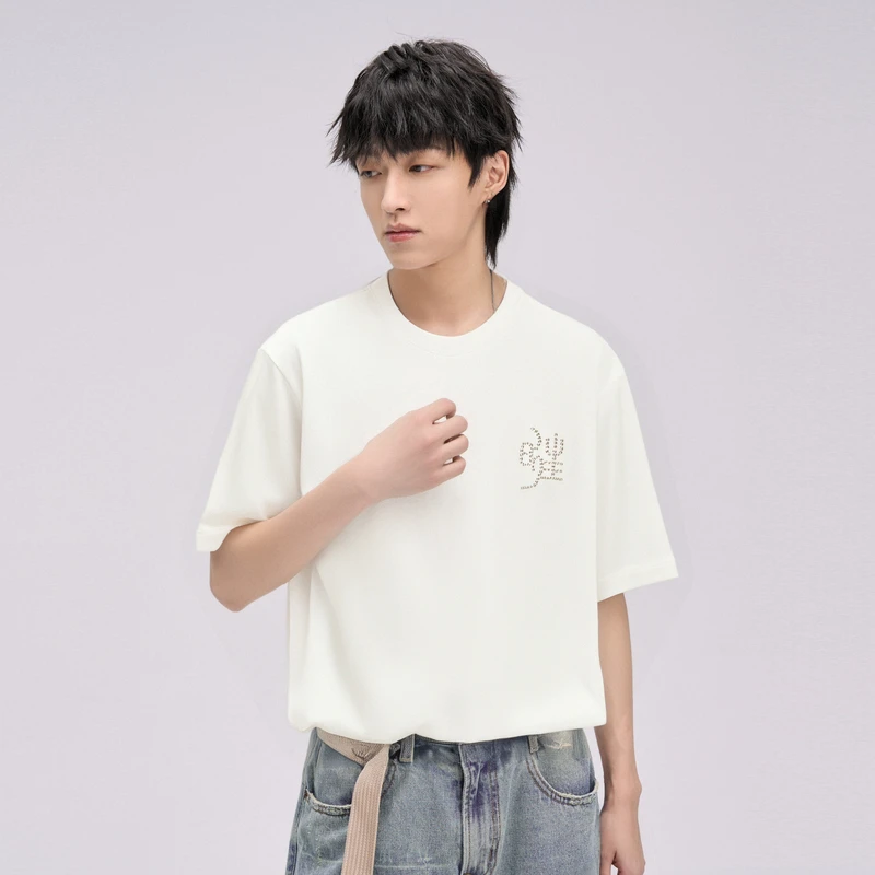 HERBEL/黑白&艺术家王小珉联名系列凉感T恤，UV海贼王联名短袖t恤