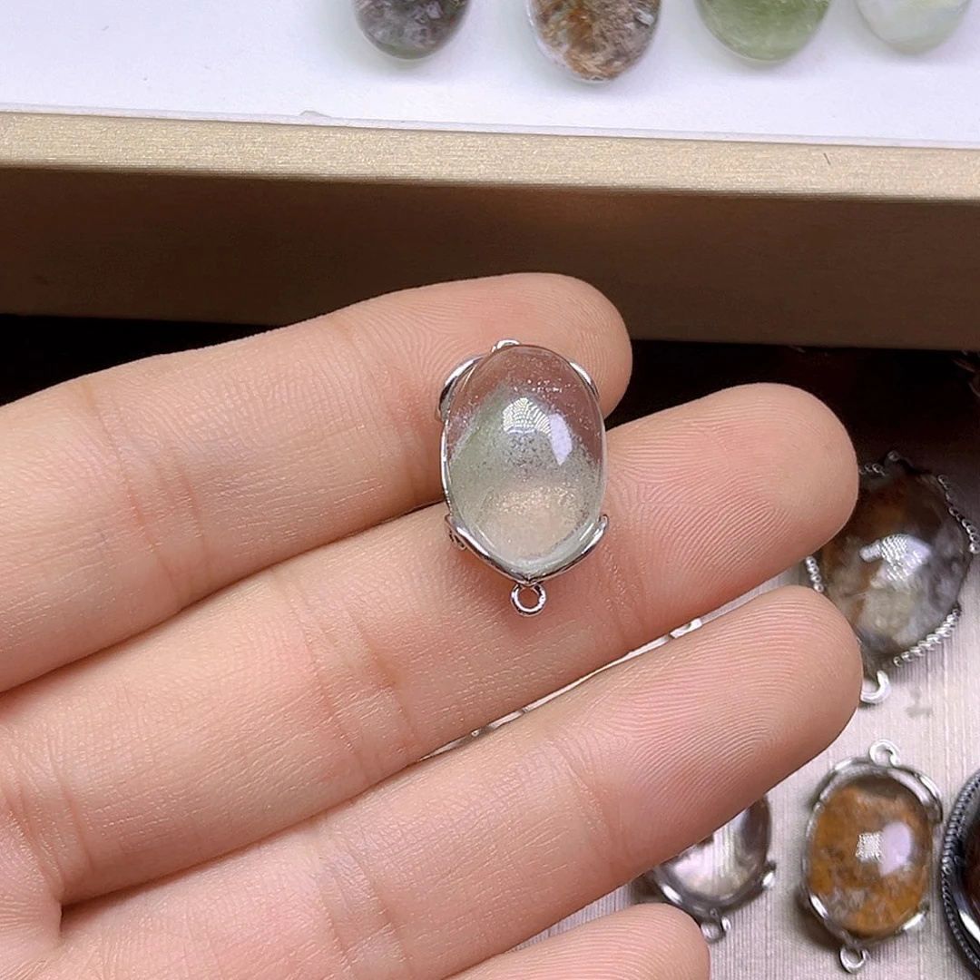 紫晶颈饰银S800镀金镶嵌嘉****y