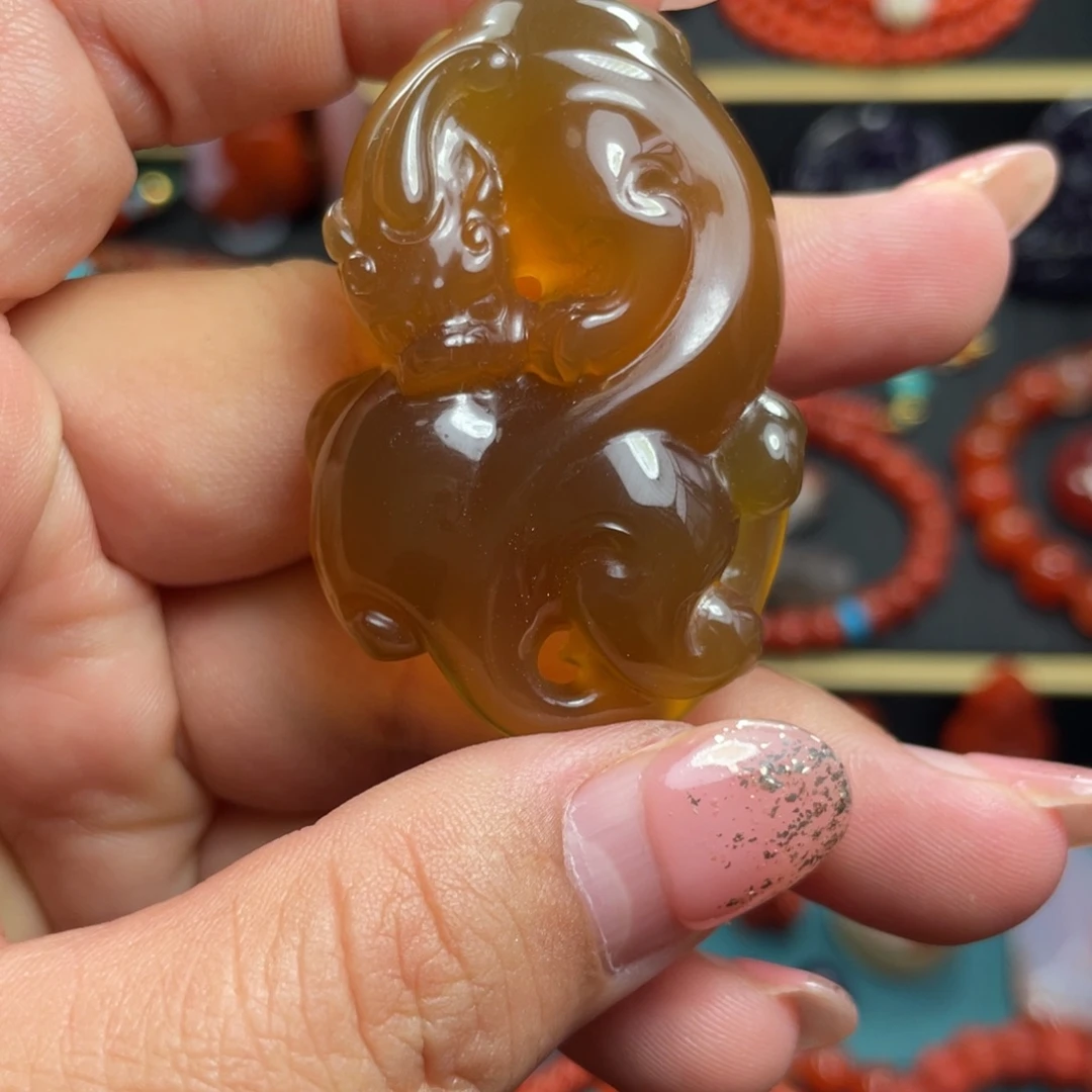 玛瑙/玉髓未镶嵌挂件挂件