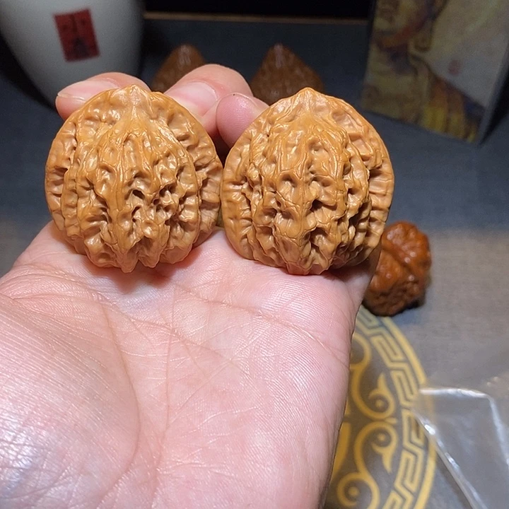 文玩核桃把件全品无修39尺蓟县佛肚