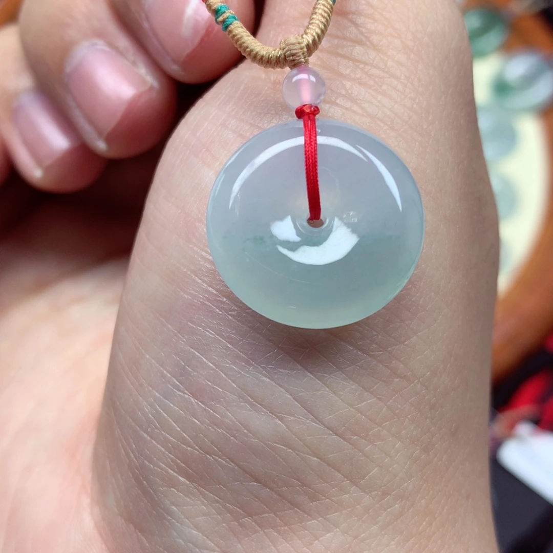 翡翠未镶嵌颈饰吊坠20.5/6.5mm