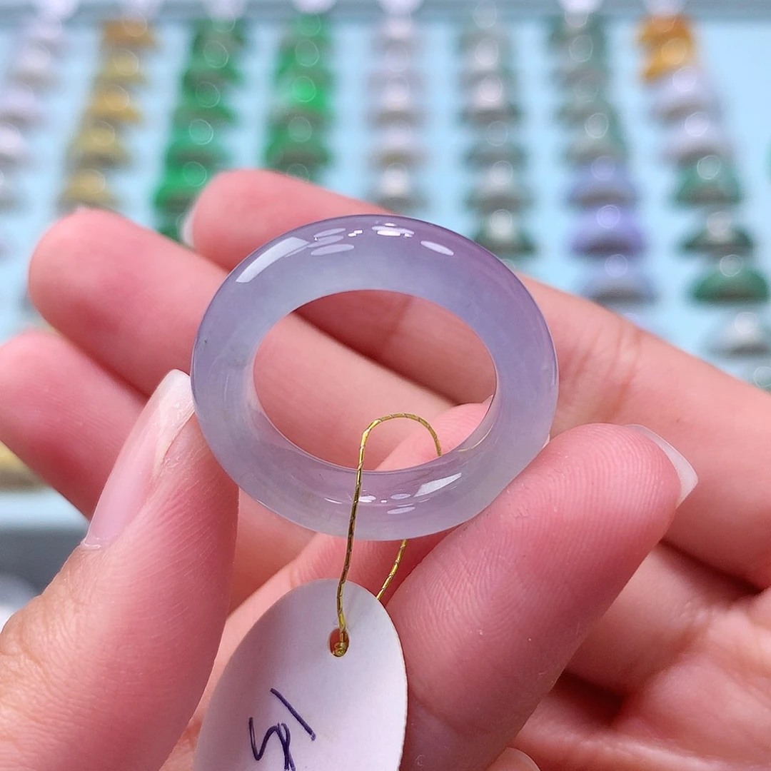 未镶嵌戒指翡翠15圈