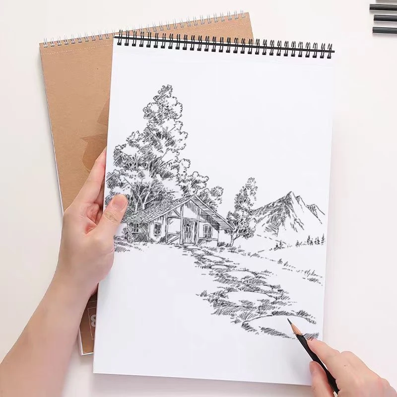 inrik 英瑞克学院系列—8K素描本环保线圈本美术绘画小学生涂鸦本