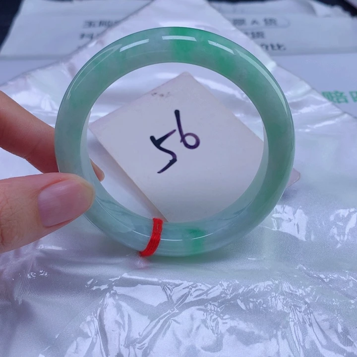 未镶嵌手镯翡翠55圈口