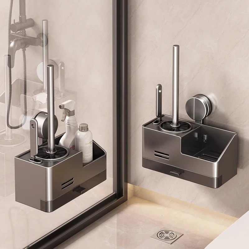 吸盘马桶刷家用无死角2025新款壁挂式厕所专用刷子卫生间清洁神器