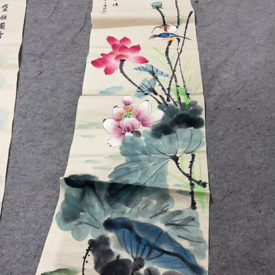 国画国画作品画心一张