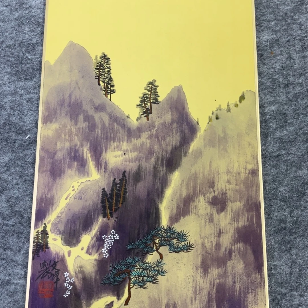 国画艺术家真人手绘
