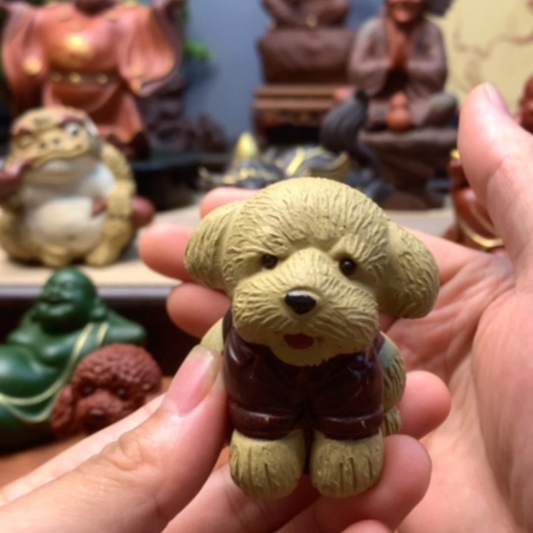 【闪购商品】紫砂茶宠福*临紫砂壶手工