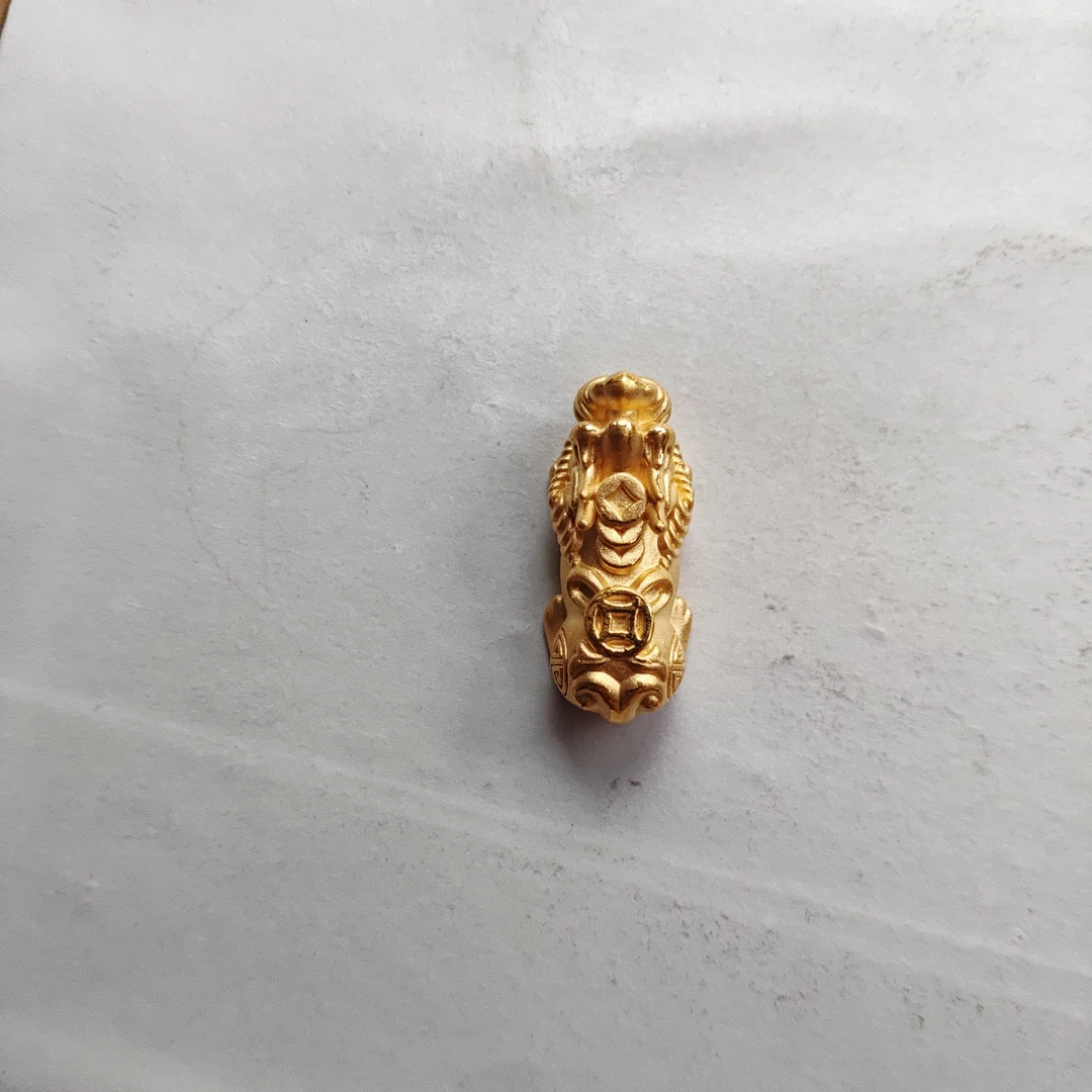 金元宝足金999貔貅珠子首饰