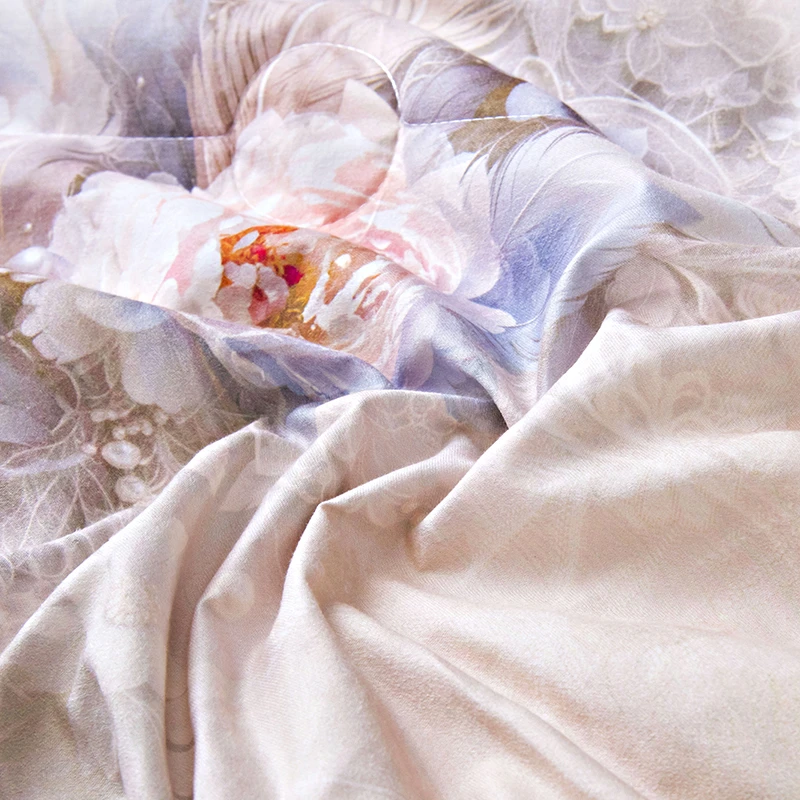 15天免费试睡！2025新款花前悦夏夏凉空调被薄款冰凉夏被机洗丝滑A