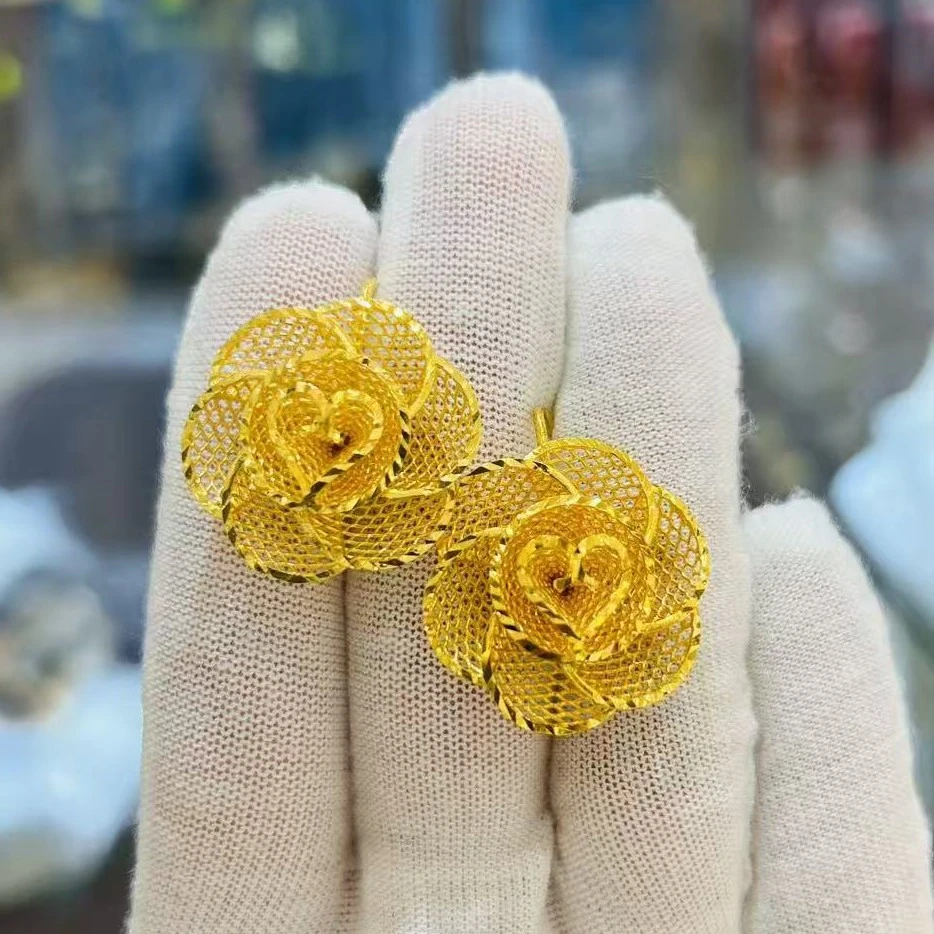 合金耳饰 合金耳环089K613قاپلىما ئالتۇن