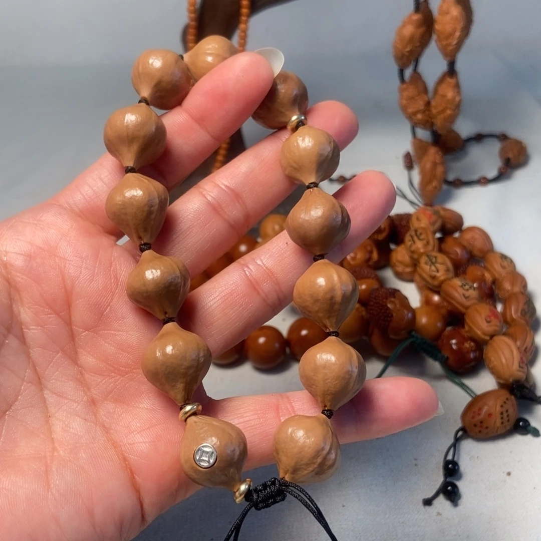 橄榄核手串/手链金币素核16