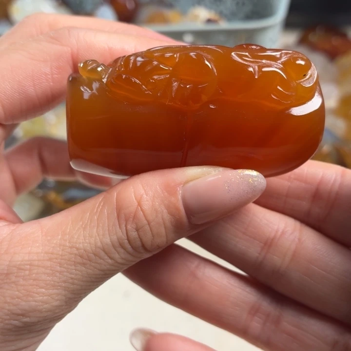 玛瑙/玉髓未镶嵌吊坠(不含链)