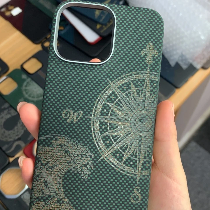 13pro王子绿海浪罗盘带磁吸