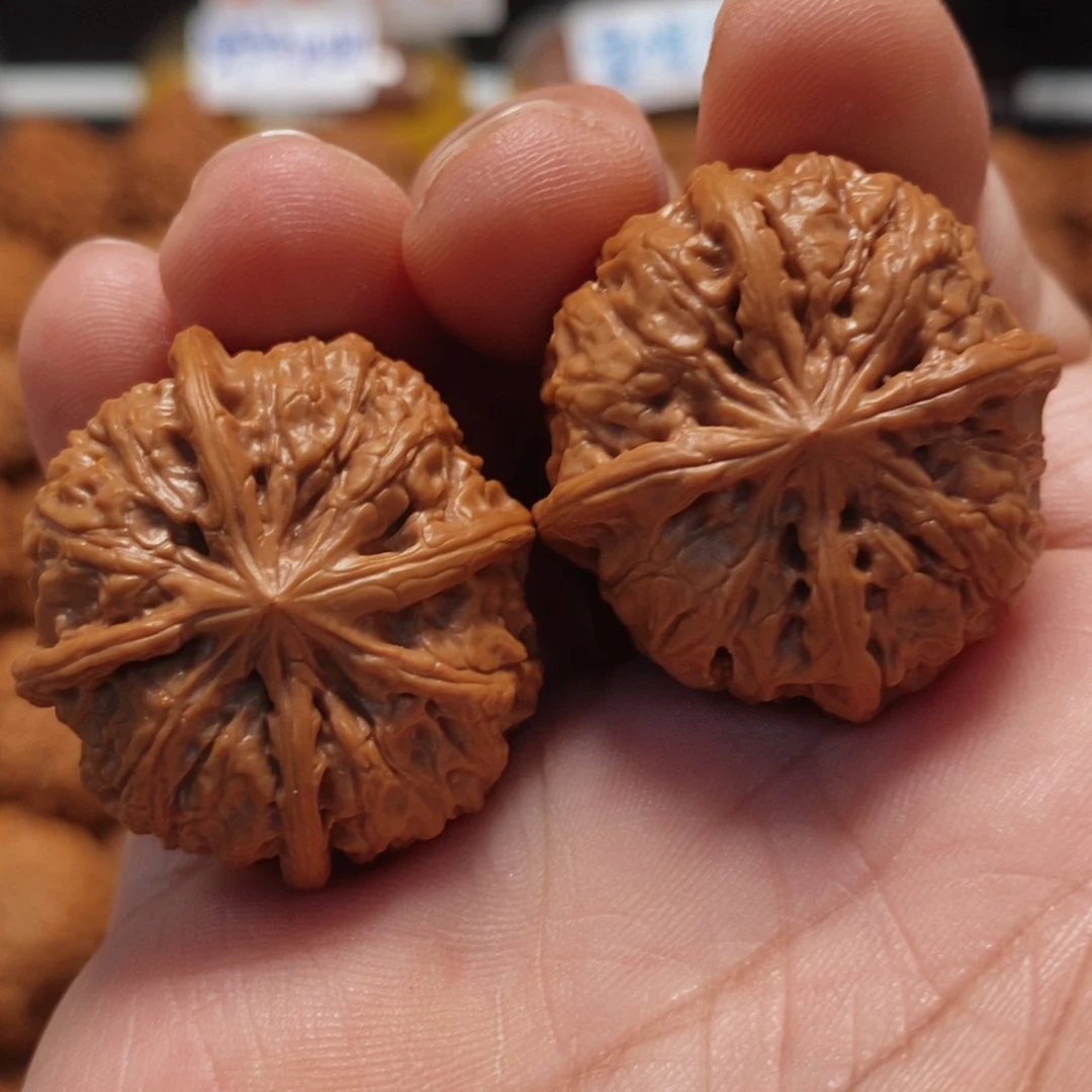 文玩核桃把件34尺 雨花石正四棱 5