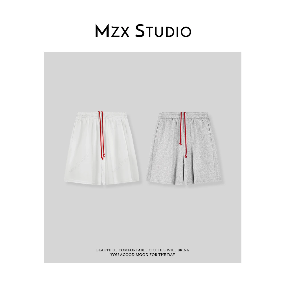 MZX 简约百搭 直筒撞色抽绳短裤KZ7722-F