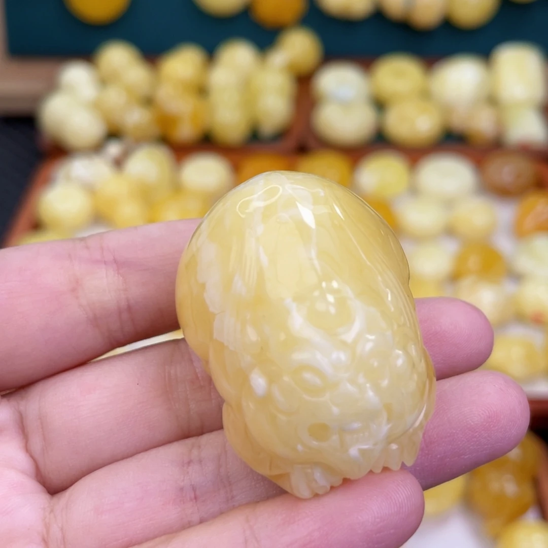O***E蜜蜡毛衣链未镶嵌蜜蜡