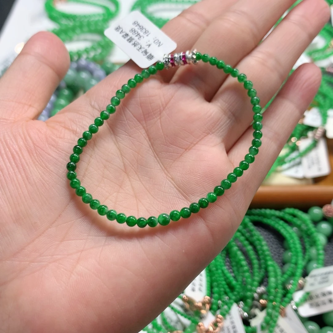 翡翠未镶嵌手链翡翠