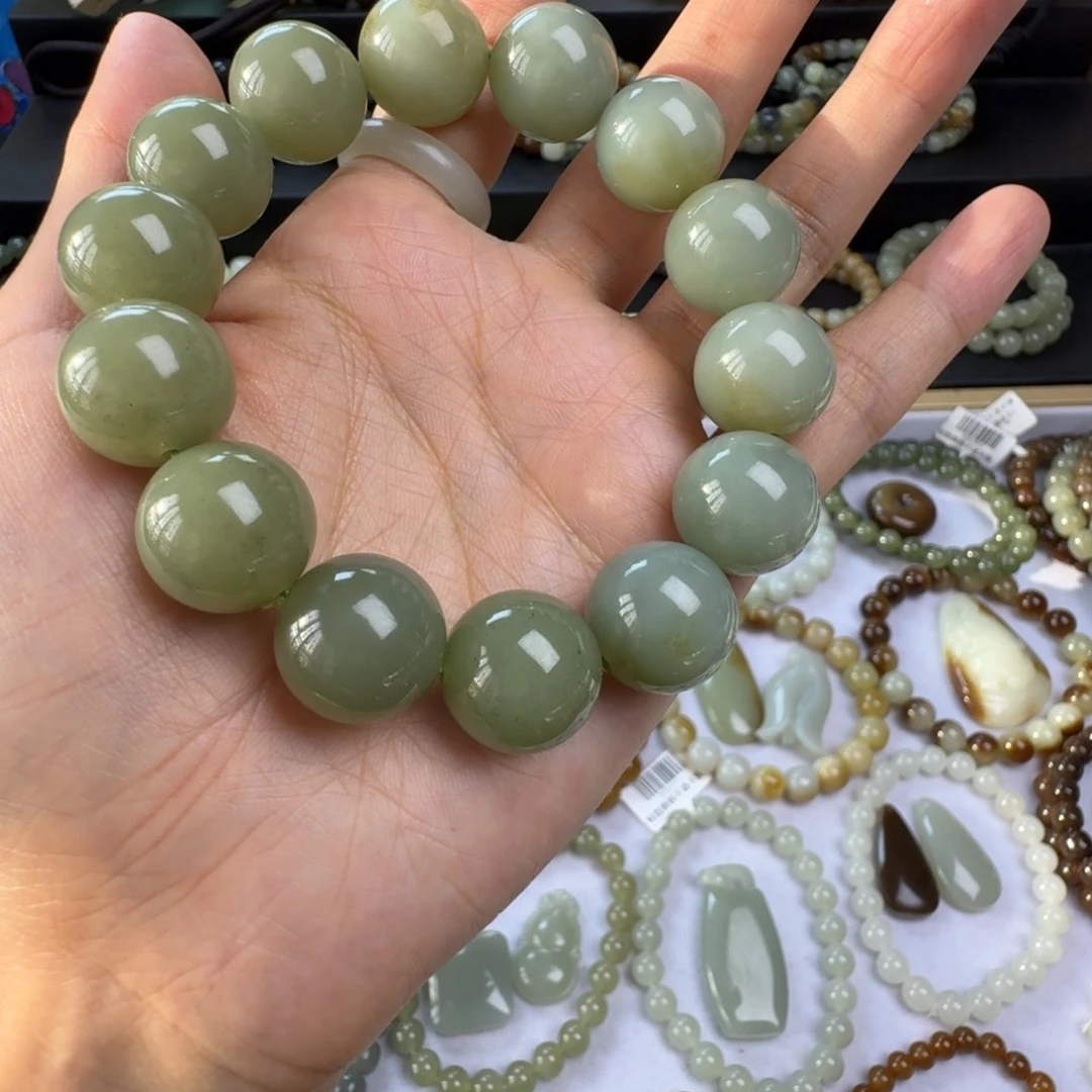 和田玉未镶嵌手链