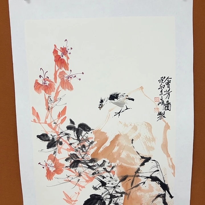 国画李文峰的画作