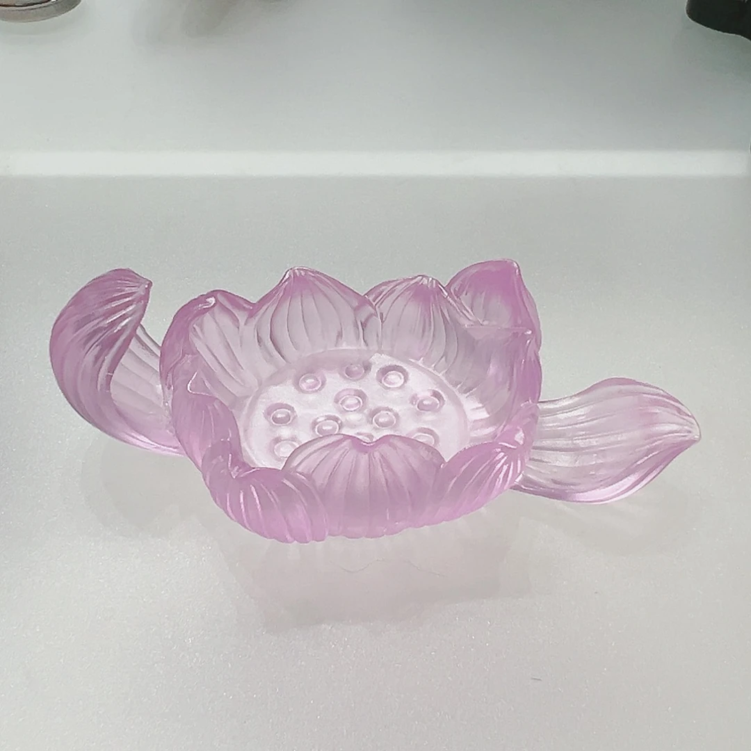 【闪购商品】手工艺品琉璃莲花底座