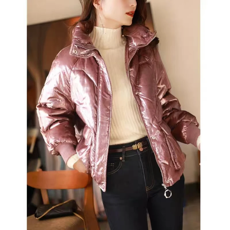 女极简风常规款印花修身女秋冬修身潮流