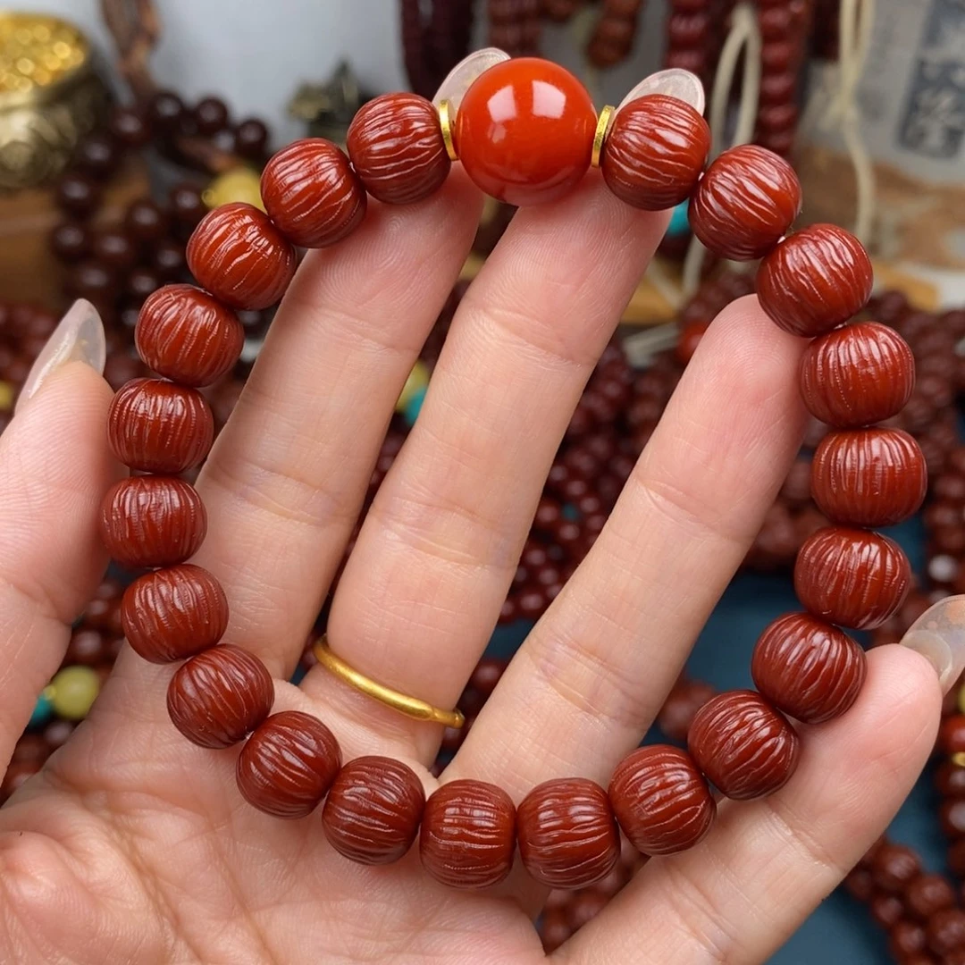 手串猴头核桃土豪911毕业➕红