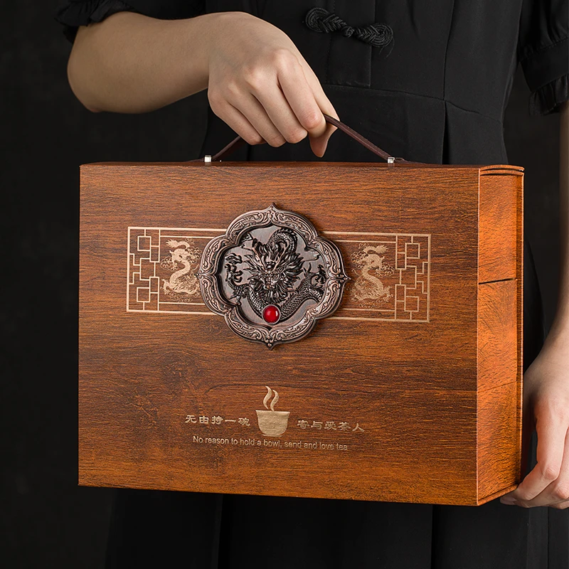 正宗新茶武夷山大红袍岩茶水仙肉桂茶组合礼盒装礼品茶送长辈亲戚