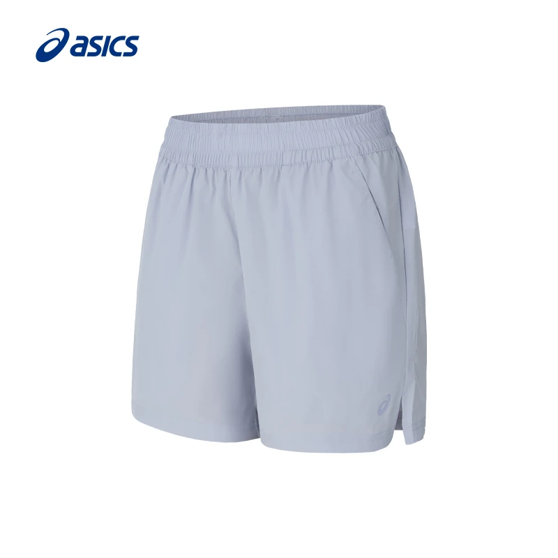 新年战袍ASICS亚瑟士女子跑步短裤梭织透气舒适松紧系带运动短裤