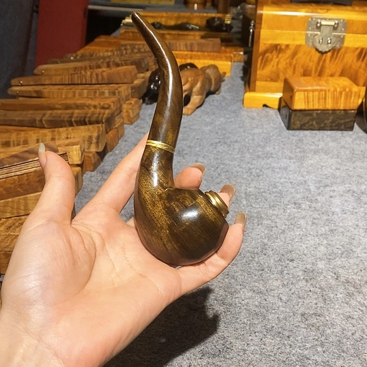 金丝楠东****康金丝楠乌木烟斗