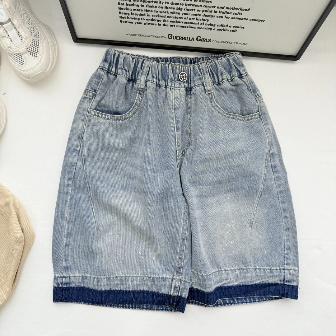 若大王时尚儿童百搭童装牛仔短裤男宝宝TY-1218