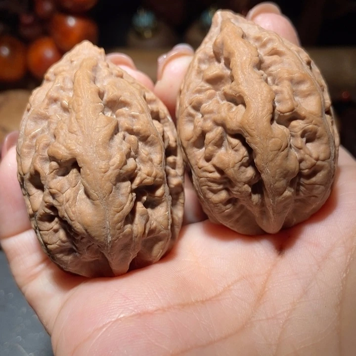 把件文玩核桃东北楸子小雪53