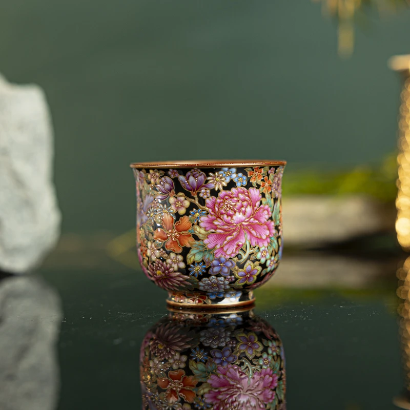 【瓷见如故】宝蕴阁万花炉式杯 byg46
