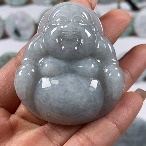 翡翠颈饰未镶嵌大佛福利