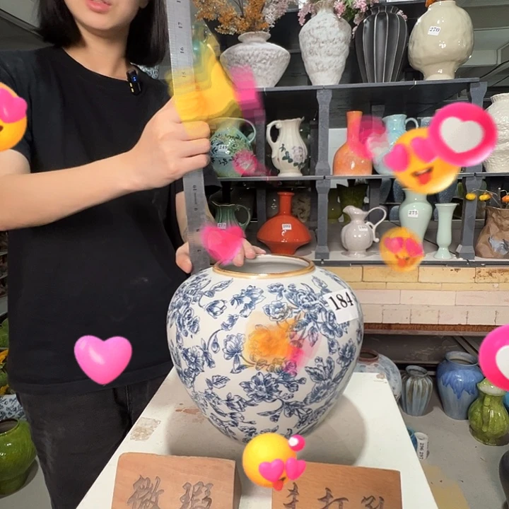 景德镇陶瓷花瓶花器微瑕