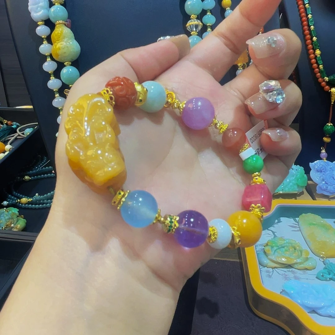 未镶嵌手串翡翠貔貅