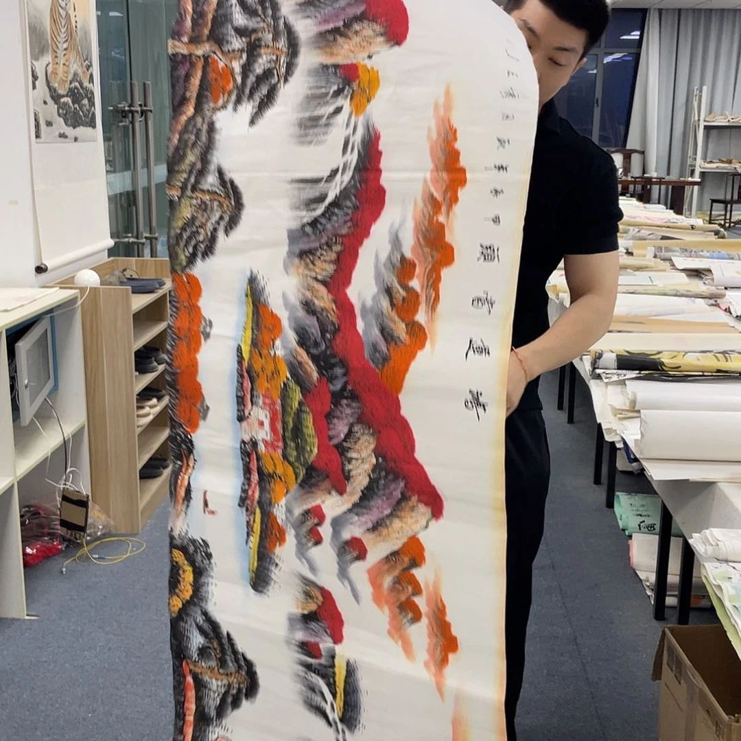 国画纯手绘字画宣纸