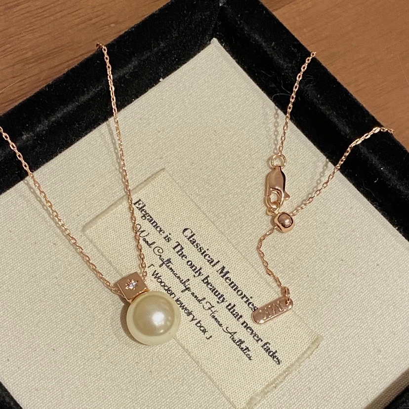 【耀星凝珠】简约气质高级感小众轻奢项链A4022